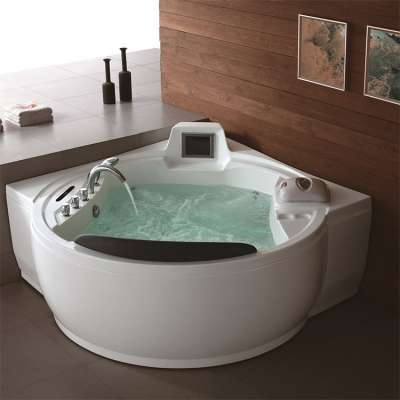 Perfect outdoor round hot tub spa massage swimming whirlpool bathtub