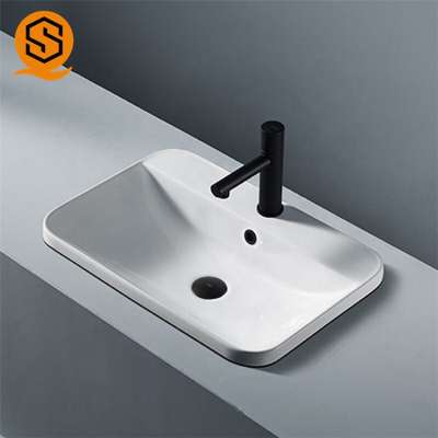 Eco-Friendly Bathroom Sinks Bathroom Sink With Cabinet, Hotel Product Custom Artificial Upc Bathroom Sink