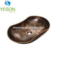 RS-1071 Chaozhou ceramic colored bathroom hair wash basin